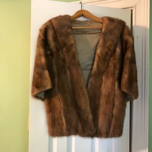 Vintage Real Fur Wrap